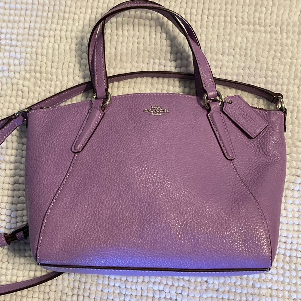 Coach lilac/lavender mini satchel crossbody
